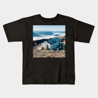 Swiss Alps - Rigi Kulm With Amazing Panorama on Clear Sunny Winter Day Kids T-Shirt